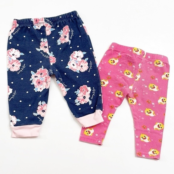 Tommy Hilfiger/Pink Fong Baby Shark baby girls pants - Picture 2 of 3